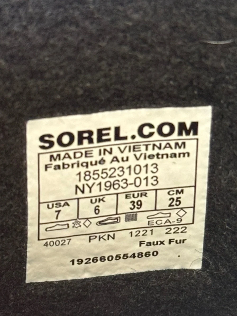 SOREL Youth Yoot Pac Nylon Waterproof Winter Snow Boots
